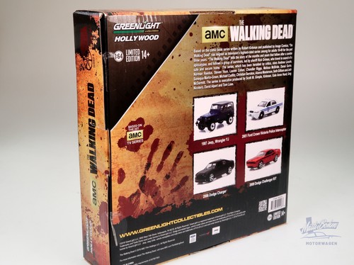 Juego de coleccionista de coches de película Greenlight The Walking Dead 1:64 Jeep Ford Dodge Box - Imagen 6 de 6