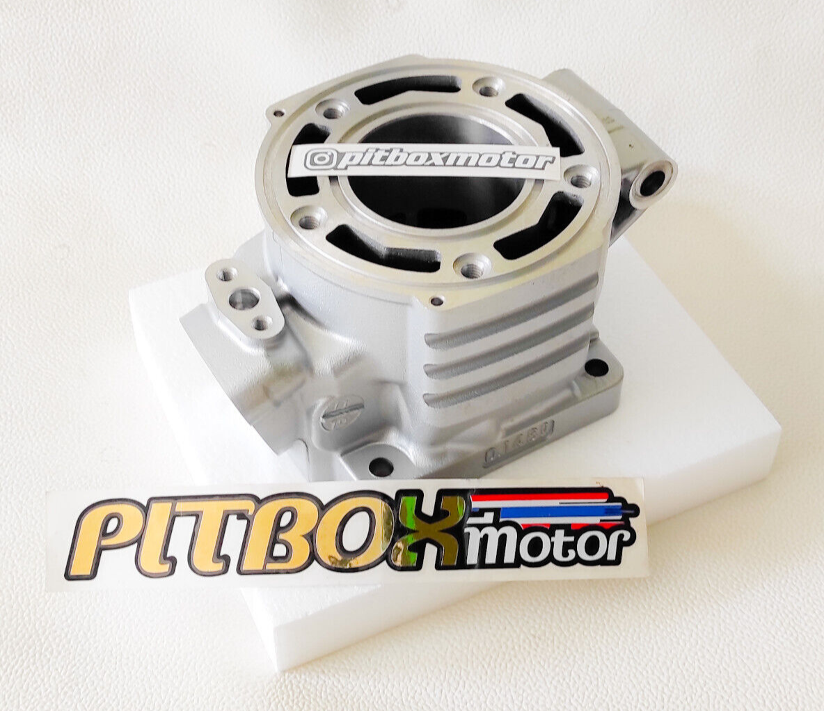 Kawasaki Kr150 KR 150 Victor ZSR 1827 Silver Cylinder Block 11005