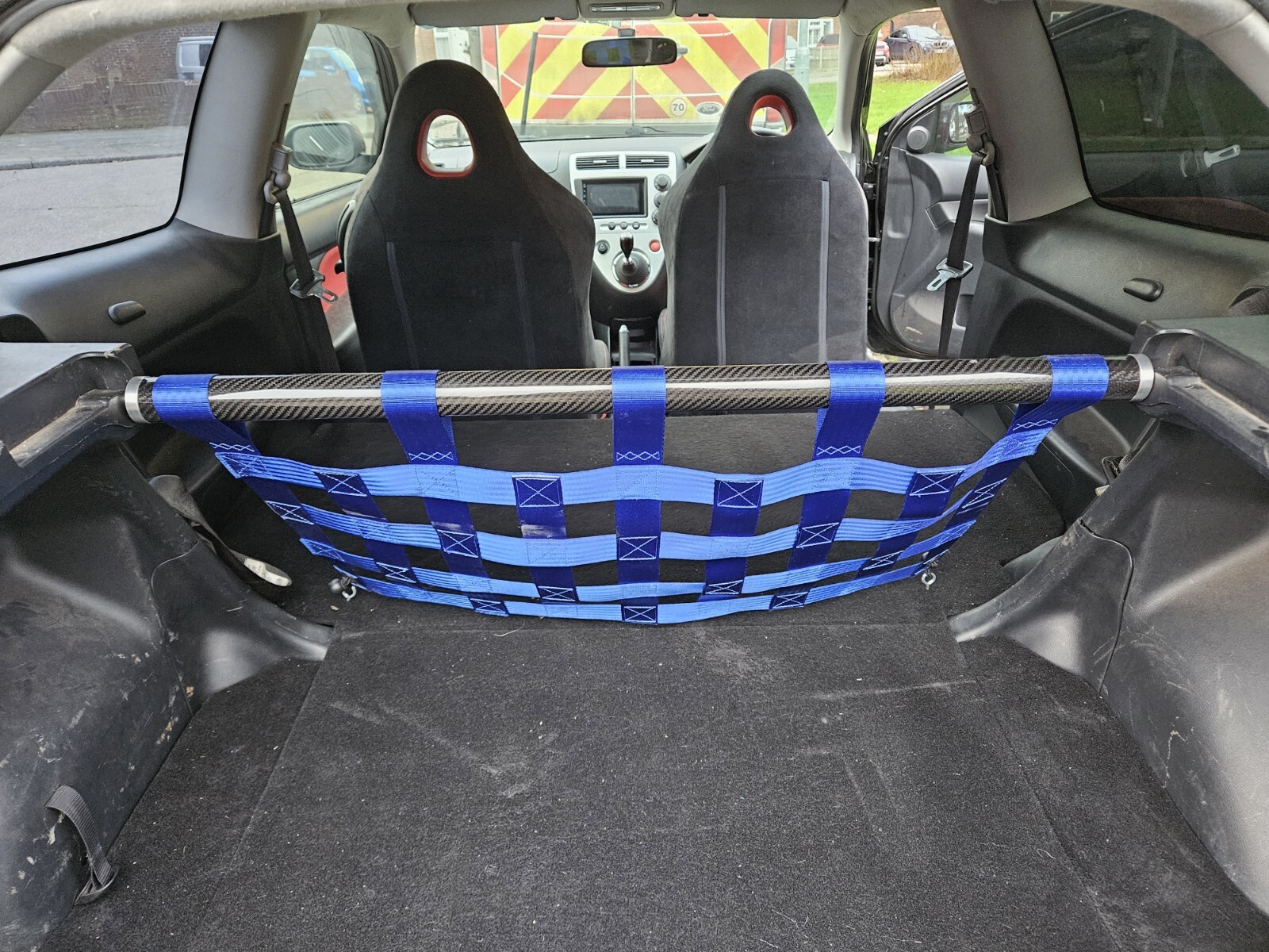 Honda Civic Type R EP3 JC Clubsport Rear Seat Delete + Harness Strut