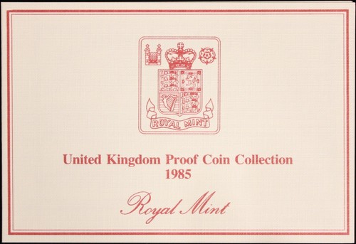 1985 United Kingdom Proof Coin Collection - Red Holder - OGP/Papers - Picture 6 of 6