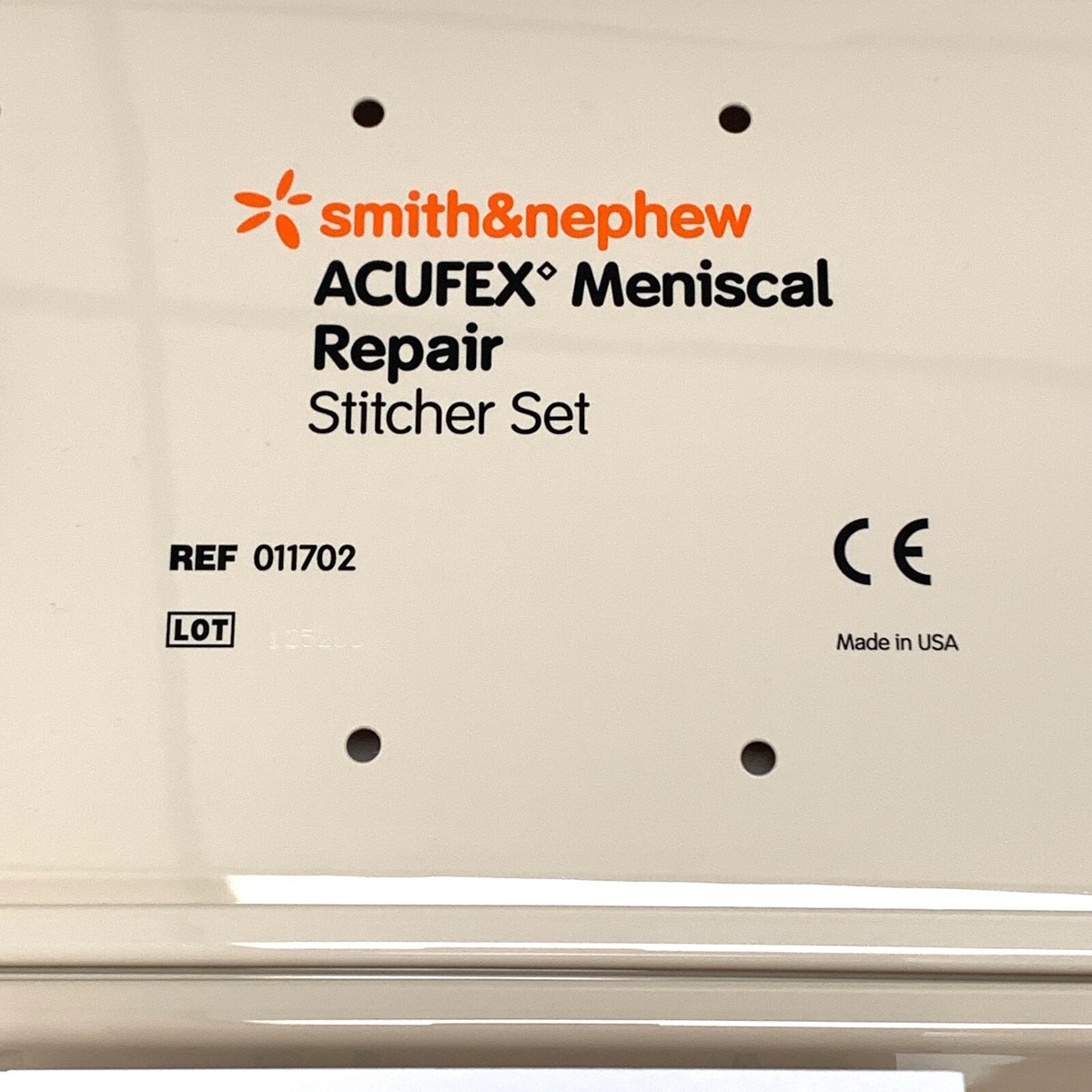 Smith & Nephew REF 011702, Meniscal Stitcher Set Tray | eBay