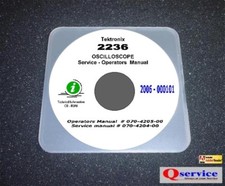 Tektronix 2236 Oscilloscope Service  Operating Manuals CD 17"x11" A3 Diagrams