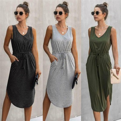ladies sleeveless shift dresses