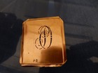 Kupfer dünne Steiffolie Schablone Buchstaben PO 1900er Ära Original H