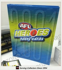 AFL TRADING CARD OFFICIAL ALBUM--2001 ESP AFL Heroes Card Album ( WITH 20 PAGES)
