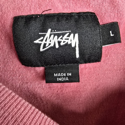 Stussy 8 Ball Mens Short Sleeve Pocket T Shirt Rose Color Size Large - Picture 3 of 7