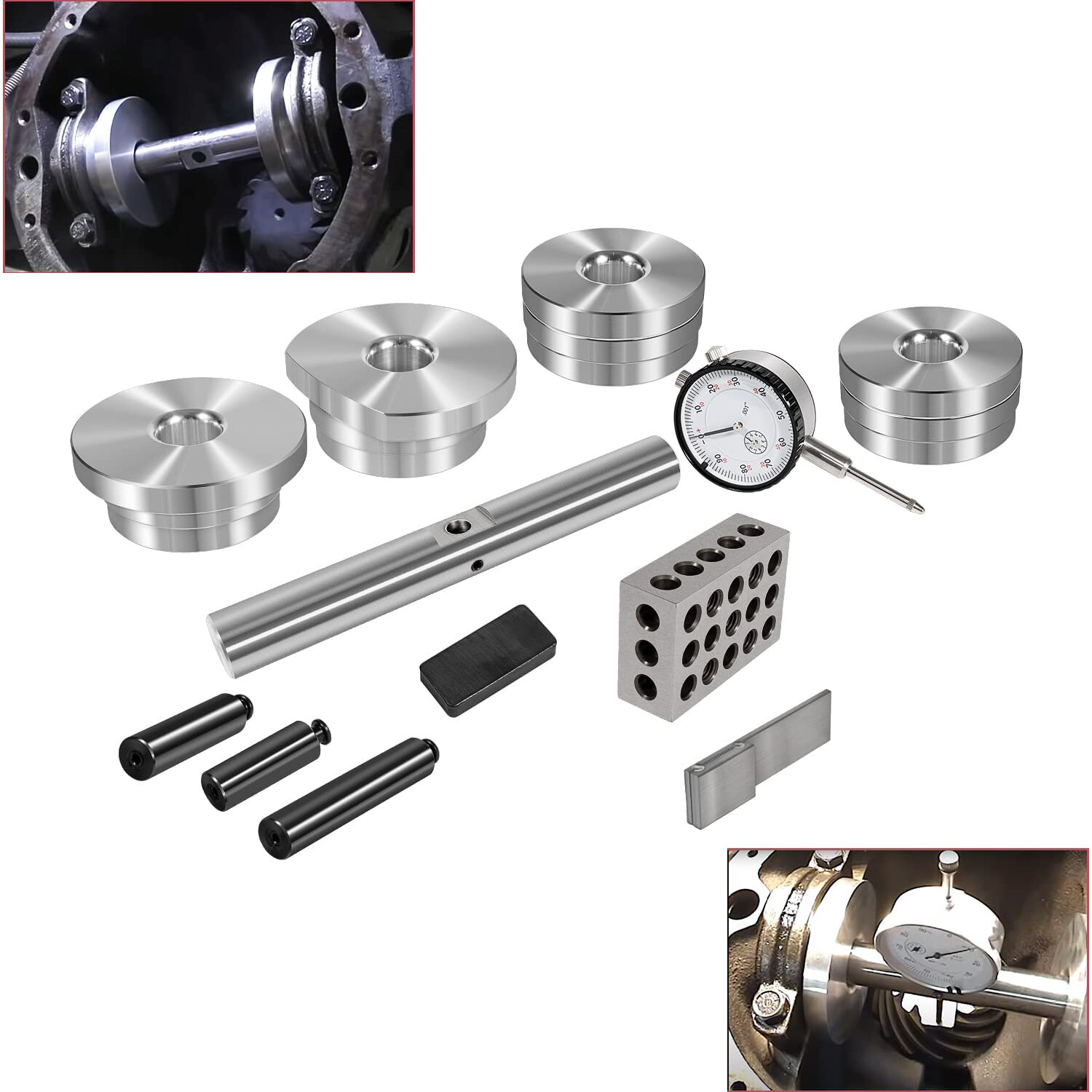 Differential Pinion Depth Gauge Checker Tools Sets 11001 for GM Ford ...