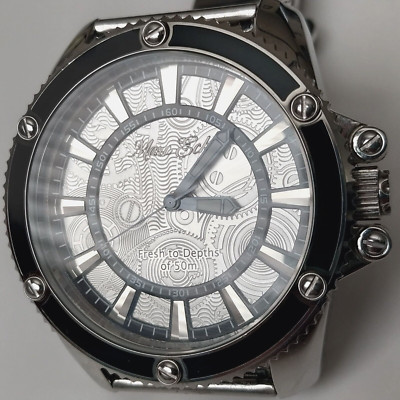 MARC ECKO E16583G1 Stainless Steel Band ANALOG MEN'S WRIST WATCH for men's  USED