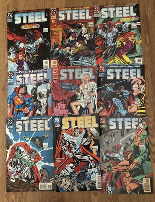 Steel. Job Lot of 9. DC Comics (1995) #11 to #19