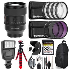 Sony FE 135mm f/1.8 GM Lens  Flash  Tripod  More - 32GB Kit Kit