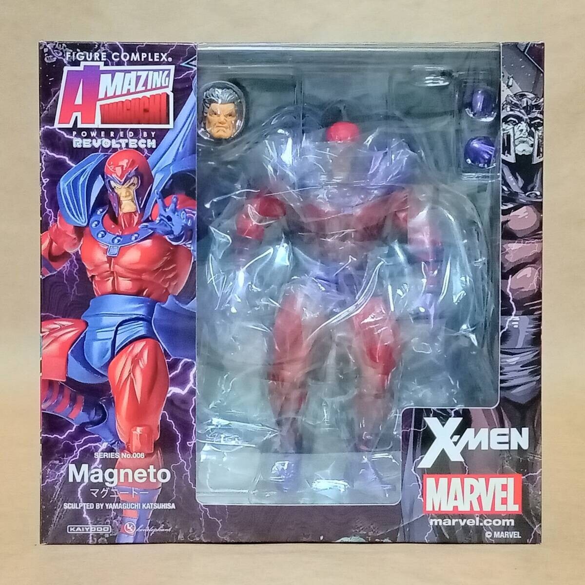 magneT - フィギュアコンプレックス アメイジングヤマグチ No.006 Magneto(マグニート) X-Men(エックスメン) 完成品 可動フィギュア 海洋堂 Amazing Yamaguchi 006 X-Men Magneto Action Figure