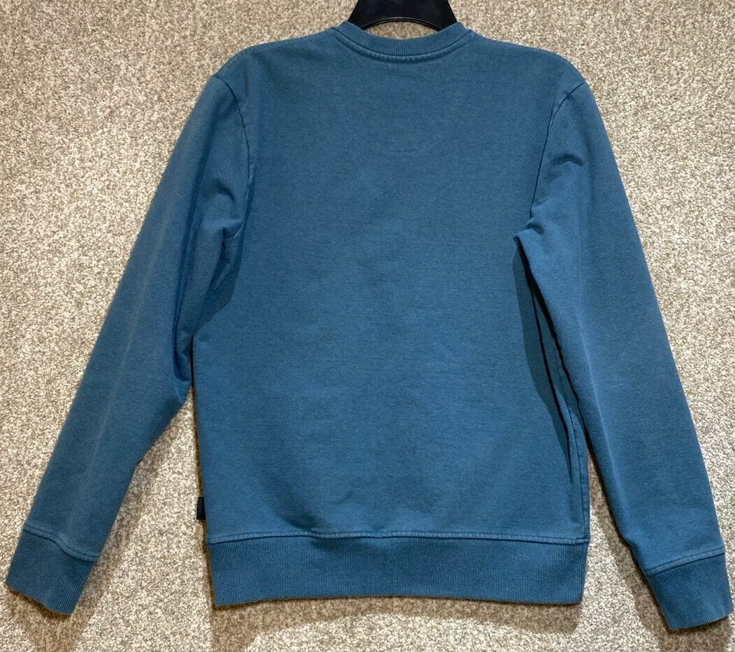 【とあ】 Patagonia Mens Blue Shop Sticker Patch Uprisal Crew Sweatshirt