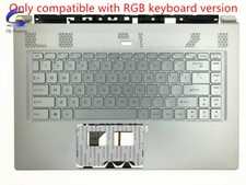 New MSI GS65 MS-16Q5 P65 8RE 15.6 Upper Case Palmrest Cover RGB Keyboard