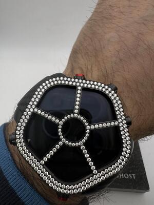 Jacob & Co. Ghost 5 Time Zone Black PVD Diamond Bezel GH100.11.RP