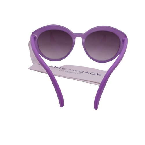 NWT Janie And Jack Round Sunglasses 0-2 Years Lavender Tinted UV Lenses Summer - Picture 5 of 10