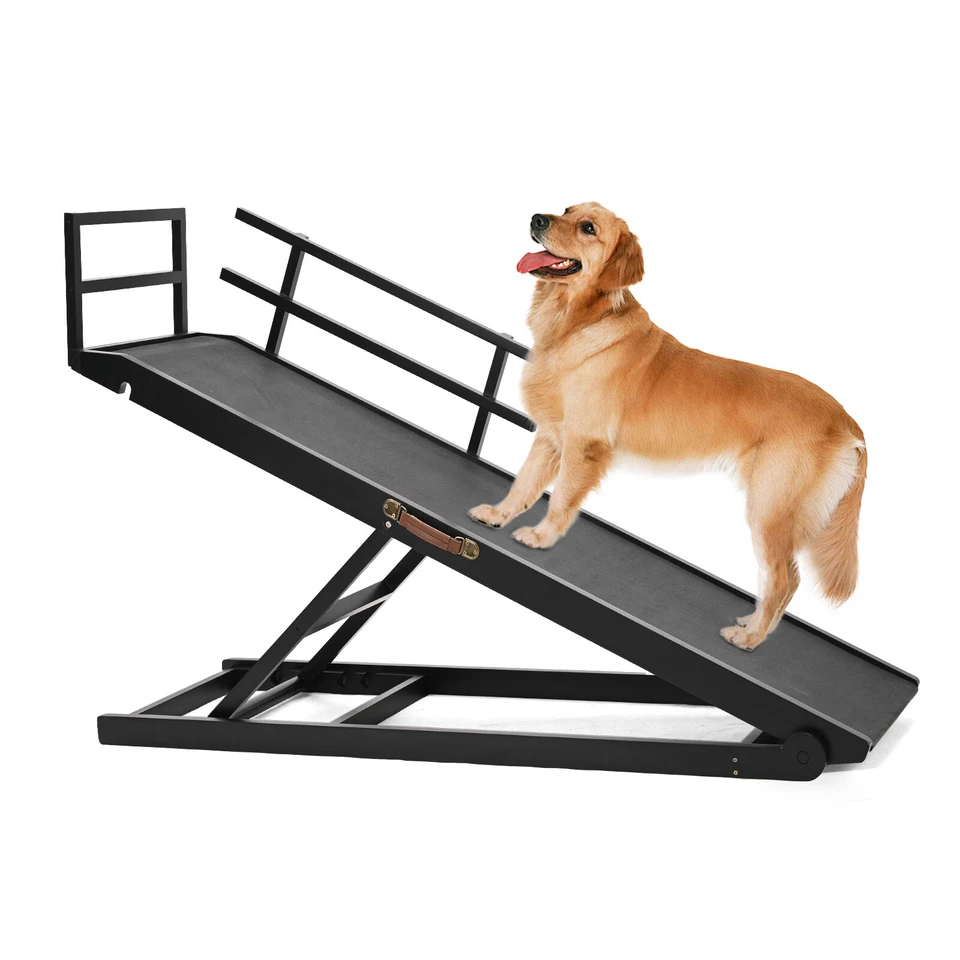 Dog Ramp 4/5 Position Adjustable Pet Ramp for All Dog and Cat With Side Rails - Image 2 of 4