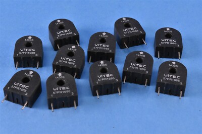10 Vitec SMPS Current Sense Transformers 50KHz - 300KHz 20A, 200 Turns, 57PR1688