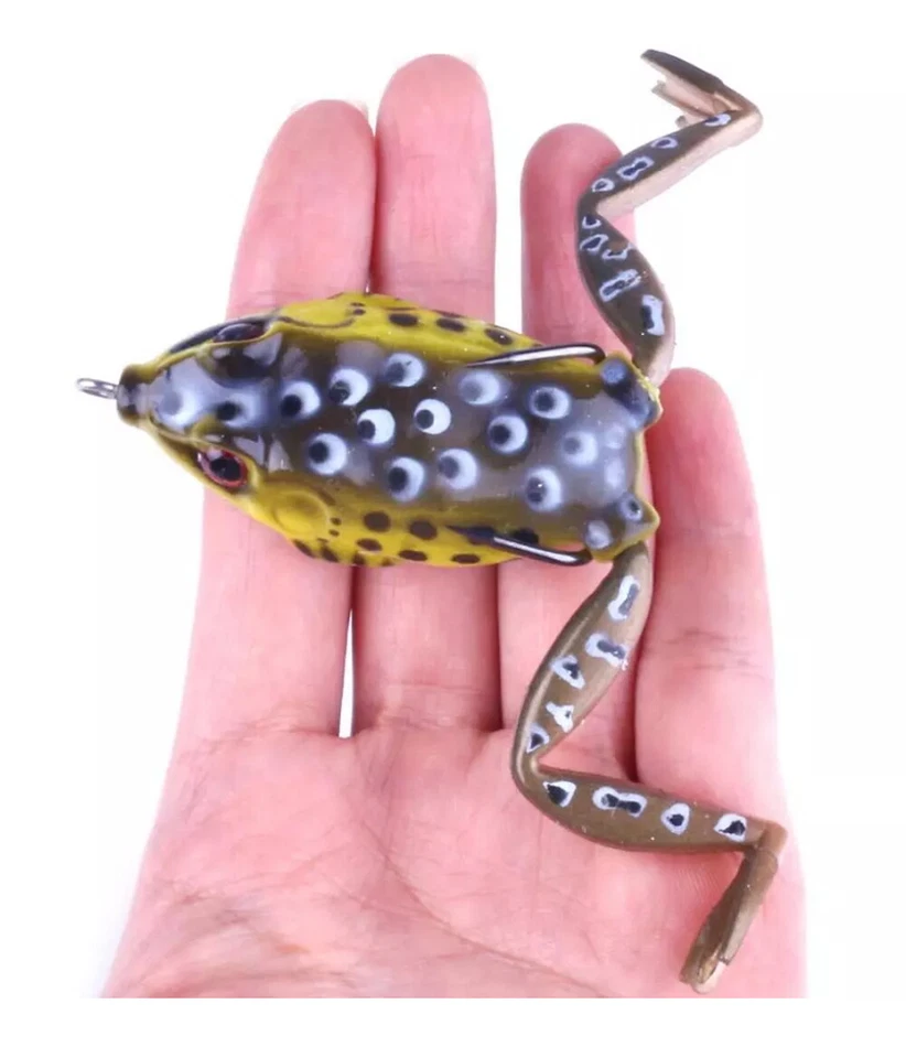 Spinning Frosch Frog Gummifrosch Wobbler Hecht Zander Wels Raubfisch Kunst Köder - Bild 3 von 4