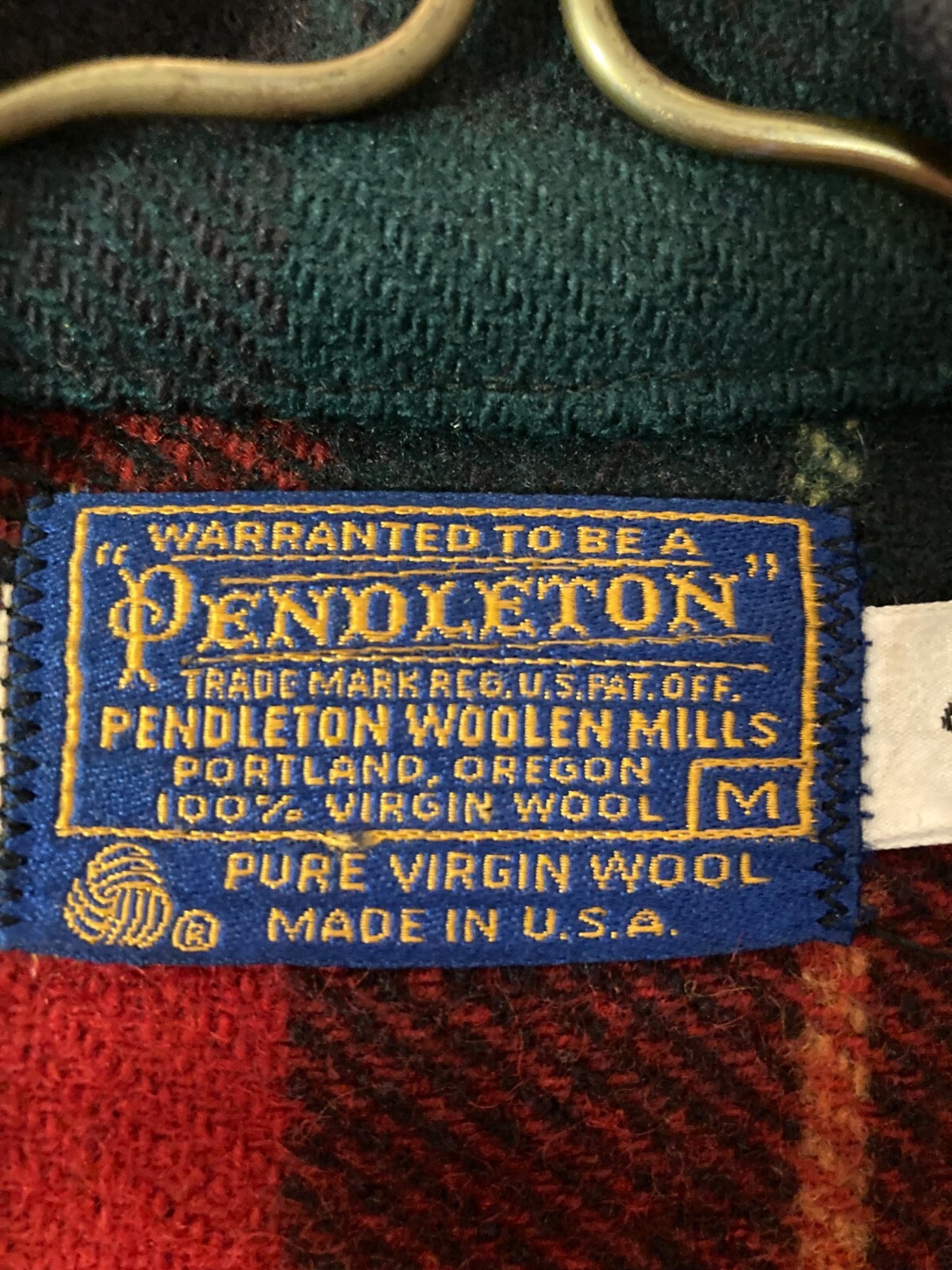 Vintage Pendleton Button Down Wool Coat Jacket Si… - image 2