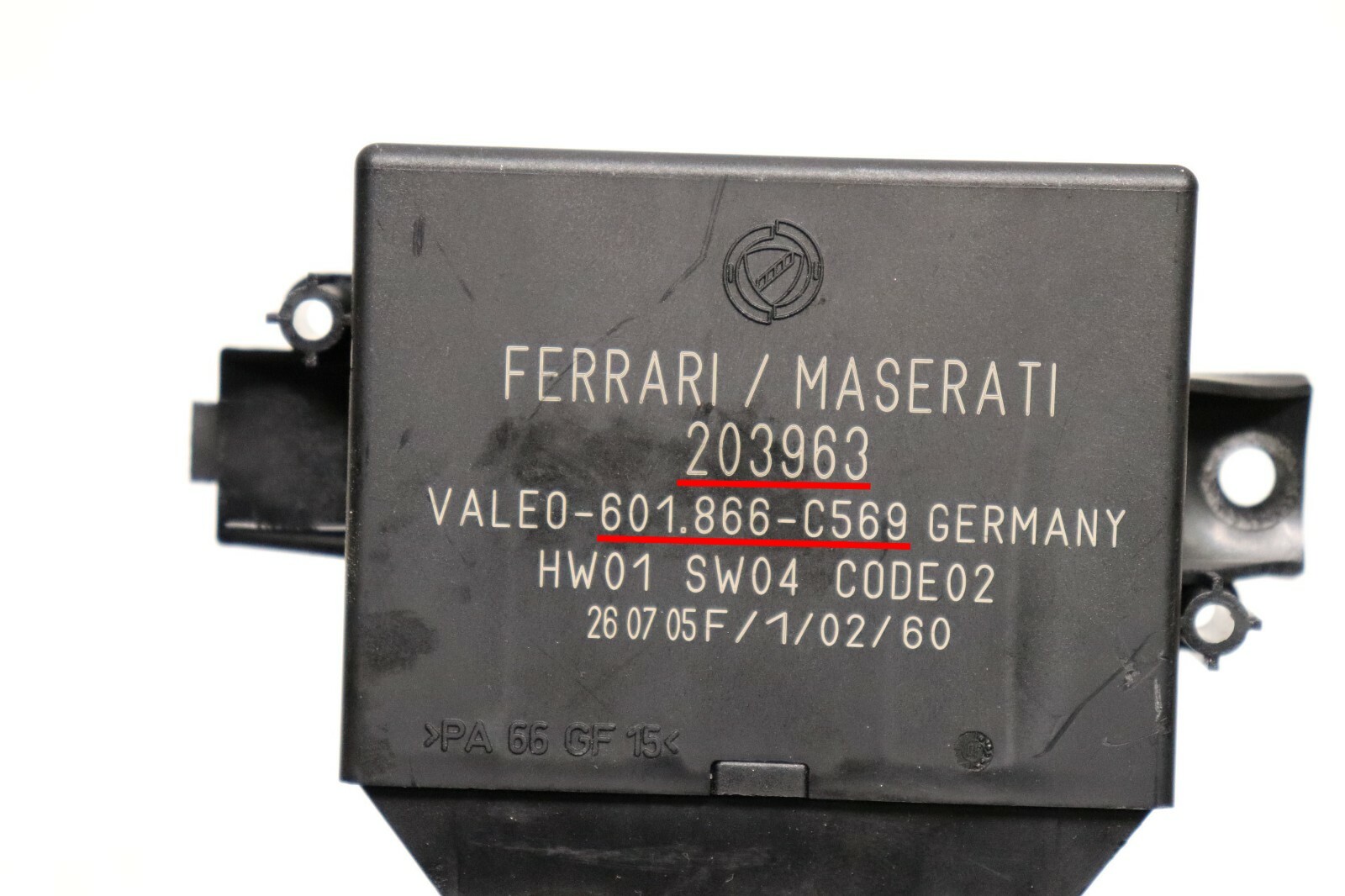 P108126 2003-2012 Maserati Quattroporte M139 Parking Assist Control Module OEM