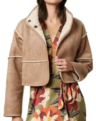 XL Velvet By Graham Spencer Reversible Sherpa Oversized Coat