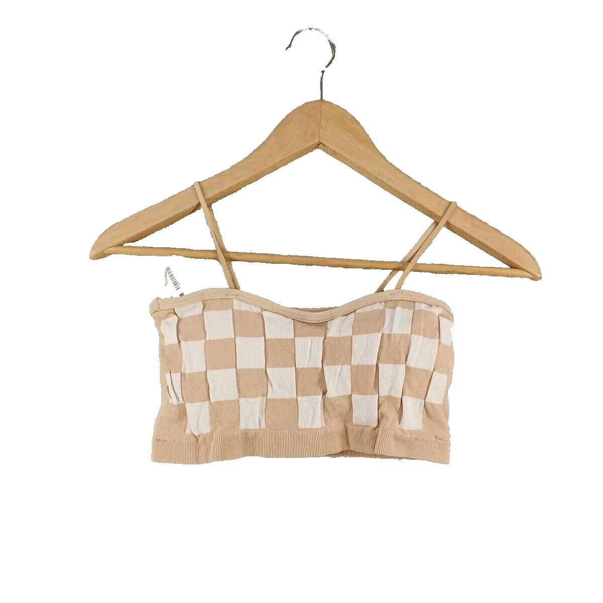 Camisetas Marrón a Cuadros para Mujeres