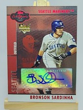 Bronson Sardinha 2008 Topps Co-Signers Silver Red #108 /500 Auto Mariners