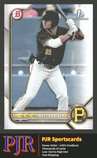2022 Bowman #BP-91 Matt Fraizer  Prospects Pittsburgh Pirates