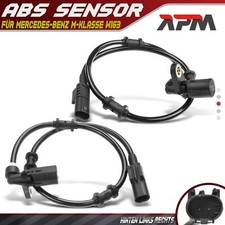 2x ABS Sensor Wheel Speed Rear Axle Left Right for Mercedes M-Class W163