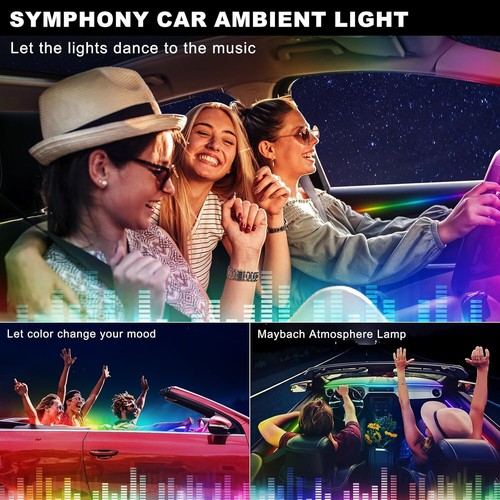 Multi-Color Car LED Ambient Lighting with 600 LEDs and Remote Control Function - Picture 9 of 9