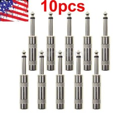 1/4"for MONO TS Heavy Duty Audio Speaker Microphone Guitar Instrument Connector