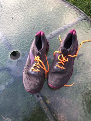 Reebok ZigTech Zig Pulse Womens Running Shoes Size 11 Gray Purple 1-V50676