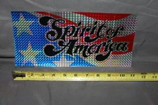 Chroma Graphics Vintage Spectra 70s 80s Auto License Plate Decal Spirit America