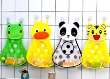 Baby Bath Toy Storage Bath Kids Hanging Mesh Animal Faces Choice Bathtub NEW