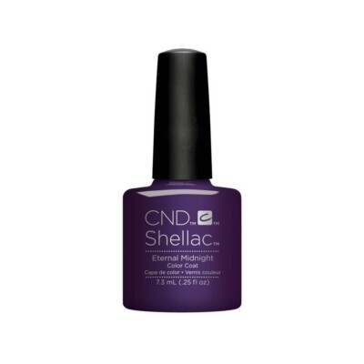 CND Shellac Color Coat -Eternal Midnight-  7.3ml NEW NEU