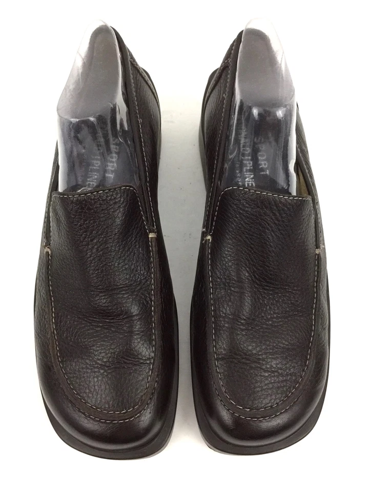 Donald J Pliner Women's Sport Loafers Slip Ons Flats Shoes Brown Leather Size 8M - Image 3 of 4