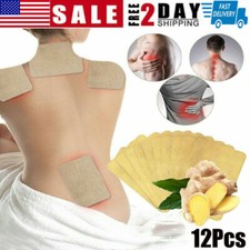 12PCS Ginger Foot Pads Detox Patch Detoxify Toxins Adhesive Keep Fit Slimming