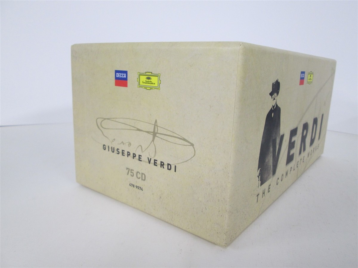 VERDI- The Complete Works 75-CD Opera Omnia BOX SET Decca/DG