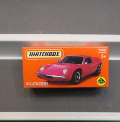 【ヴィンテージ ミニカー】Matchbox「LOTUS EUROPA」 2025 MATCHBOX Sports Cars Series White 1972 Lotus Europa | eBay