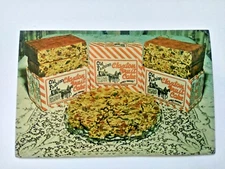 Old Fashion Claxton Fruit Cake Georia GA Vintage Baked Goods Advertising
