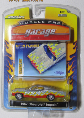 自動車 GREENLIGHT 1967 CHEVROLET IMPALA SS 427 GREENLIGHT MUSCLE CAR GARAGE UP IN FLAMES 1967 CHEVROLET IMPALA SS