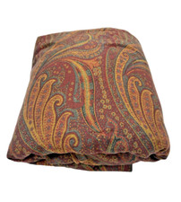 Ralph Lauren Great Barrington Paisley King Size Duvet Cover Button Closure