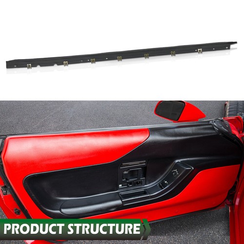 Window Sweep Weatherstrip Outer Seal Kit Fit For 1984-1996 Chevy Corvette C4 - Picture 8 of 9