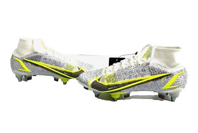 Nike Mercurial Superfly 8 Elite SG Pro Safari Pack Silver Men`s Sz