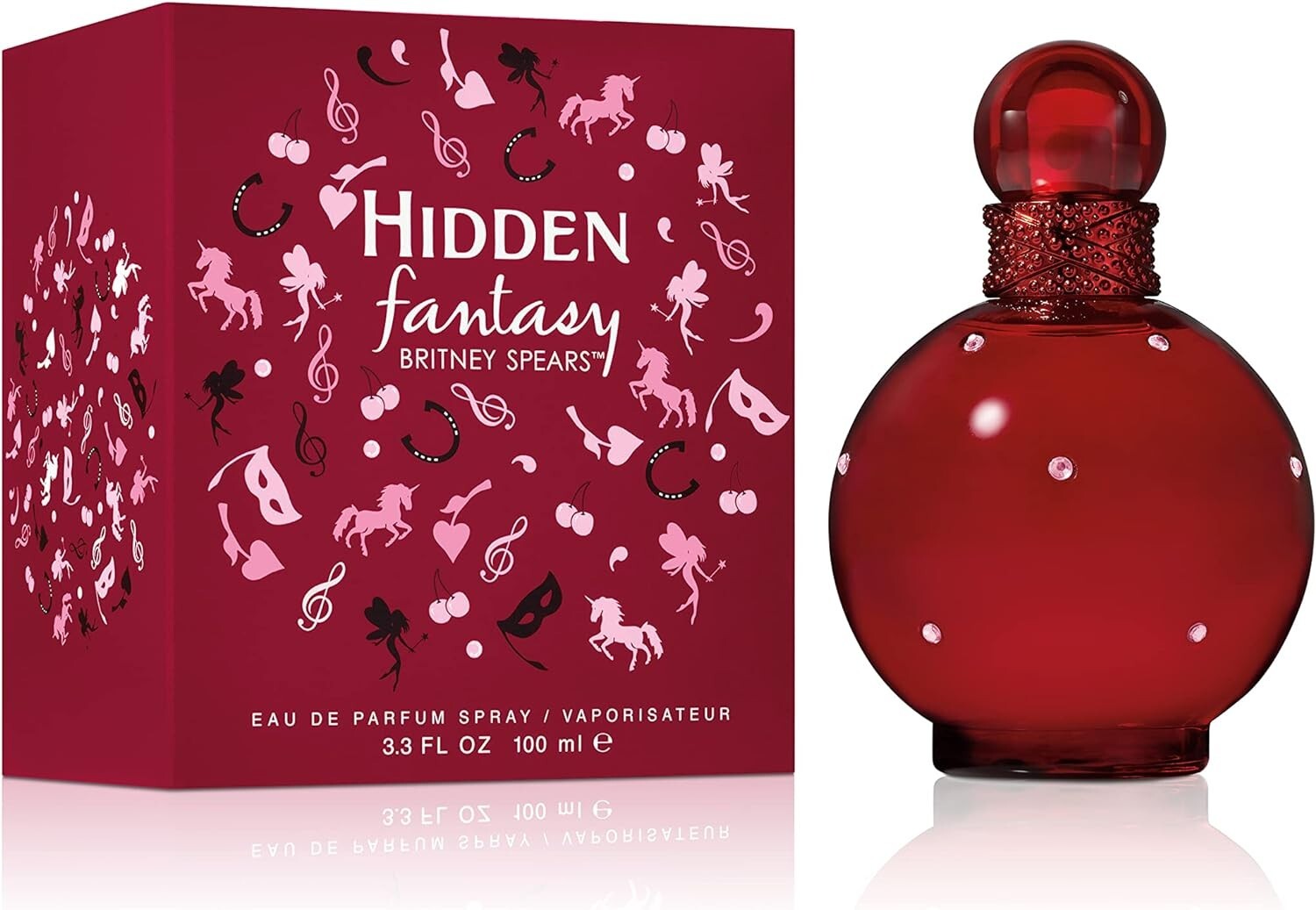 Profumo Britney Spears Hidden Fantasy Eau de Parfum 100 ml Spray Con Confezione