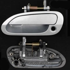 Outside Door Handle Front Left Driver For 98-02 Honda Accord Silver NH-612M B643