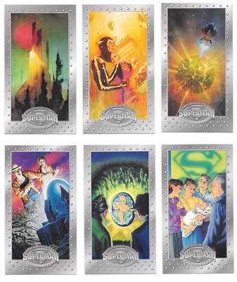 1994 Man Of Steel Superman Platinum Widescreen Trading Cards / Choose / bx51A