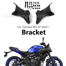 For Yamaha MT-07 2025-UP Motorcycle Front Windshield Black Bracket Support Kit