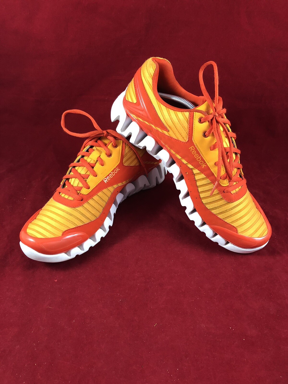 Orange Yellow Reebok Zigtech Activate 
