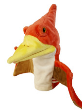 Aurora Dinosaur Plush Pterodactyl Flying Bird Hand Puppet Stuffed Animal Toy